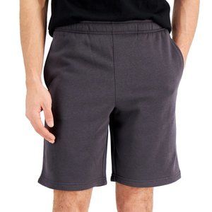 ID Ideology Men's Deep Charcoal Fleece Shorts, Small